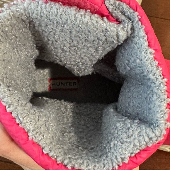 Hunter Insulated Intrepid Pink Waterproof Snow Boots size UK 3 US 4 - Picture 13 of 16